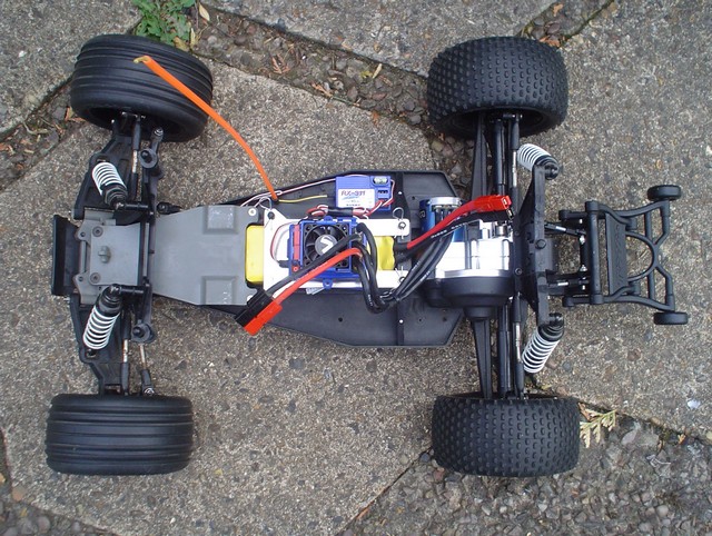 traxxas slash mid motor chassis